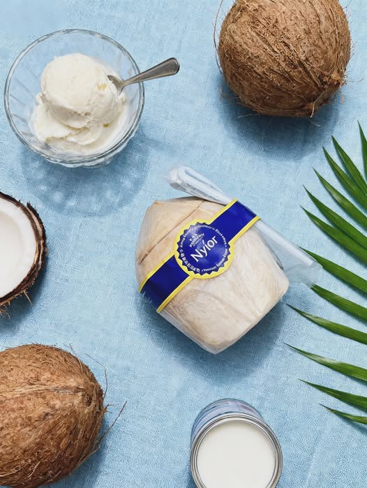 Nyior coconut meat 500g pack with coconut ice cream